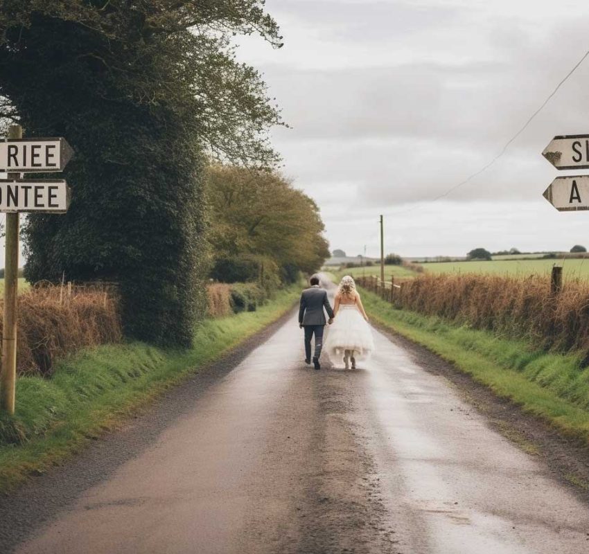 O Ülke Havasını Eklemek için DIY Rustik Kara Tahta Düğün İşareti