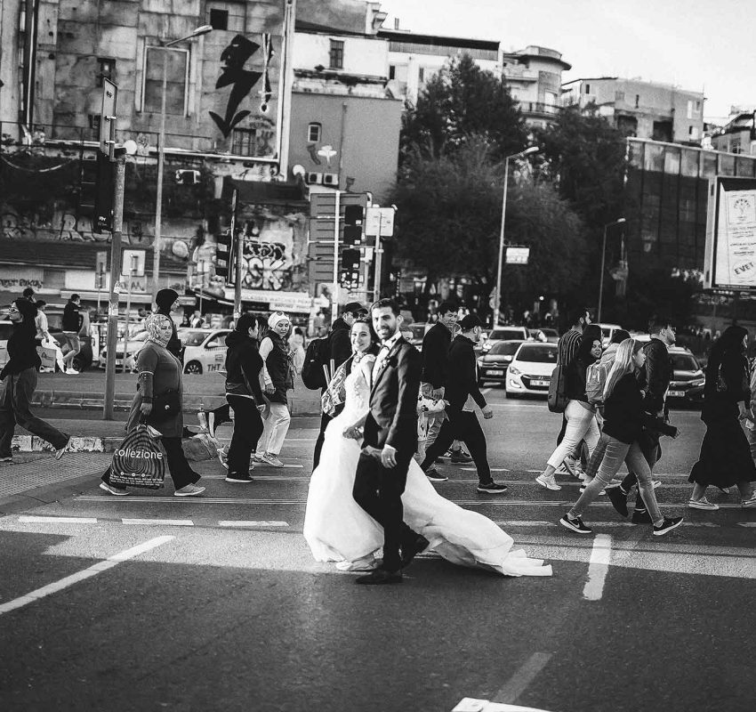 İstanbul’un Sokaklarında Rüya Gibi Bir Düğün Fotoğraf İstanbul Çekimi
