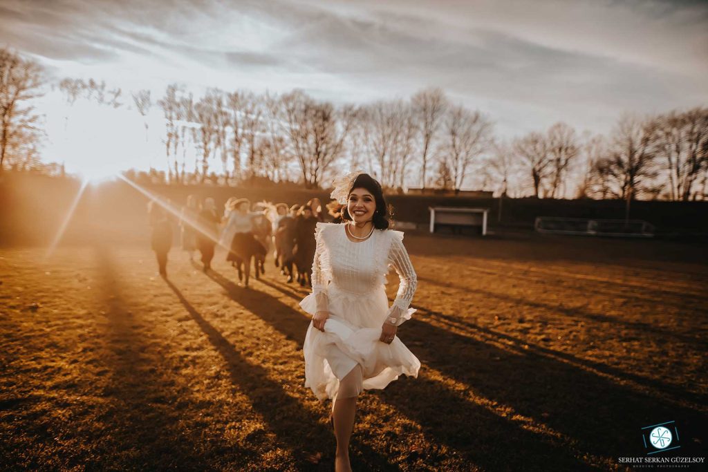 İstanbul düğün çekiminde doğal an