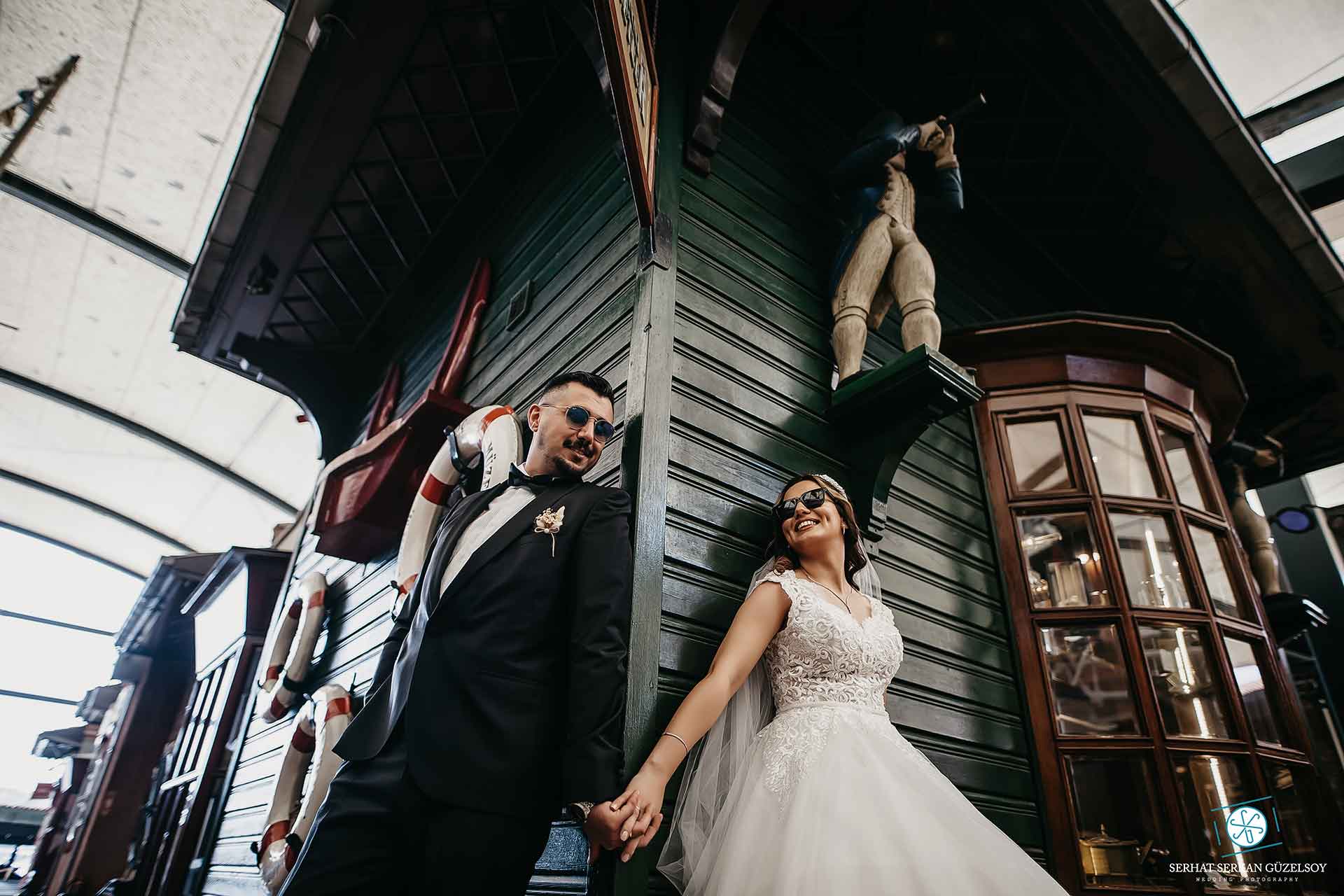 Koç Müzesi’nde gelin damat çekimi fotoğraf 13