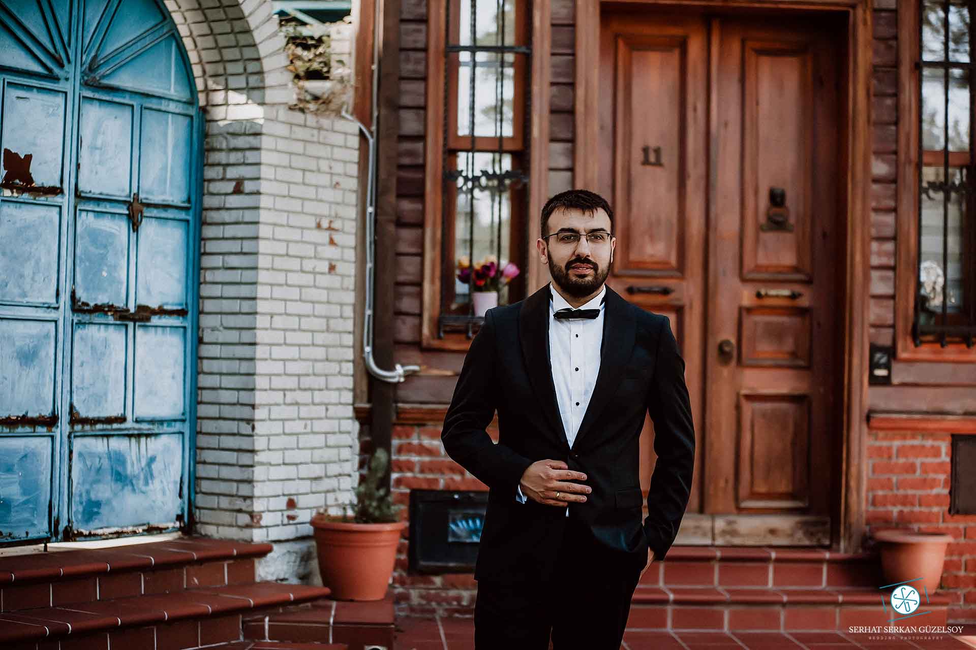 Baltalimanı sokaklarında düğün fotoğrafları stil uyumu 12