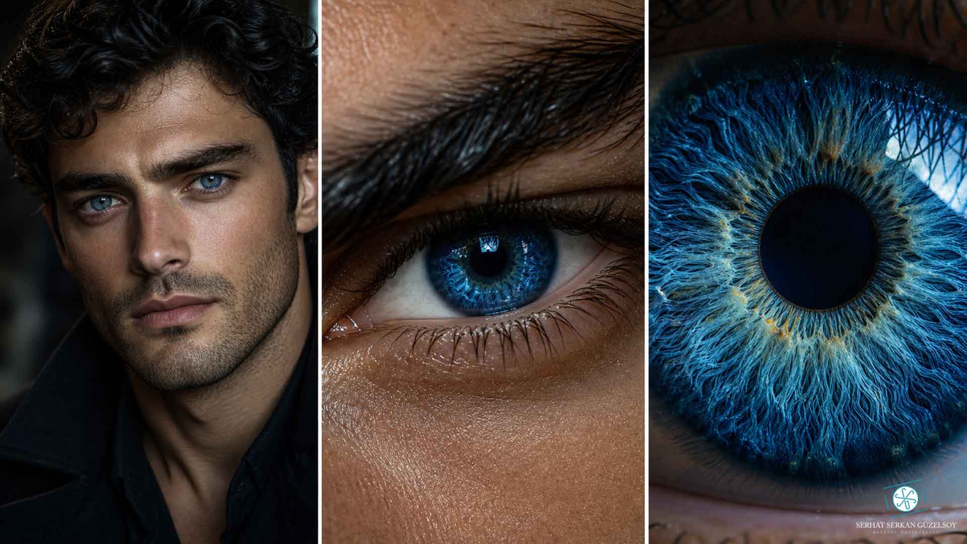 Creative AI iris portrait kadın yapay zeka göz portreleri