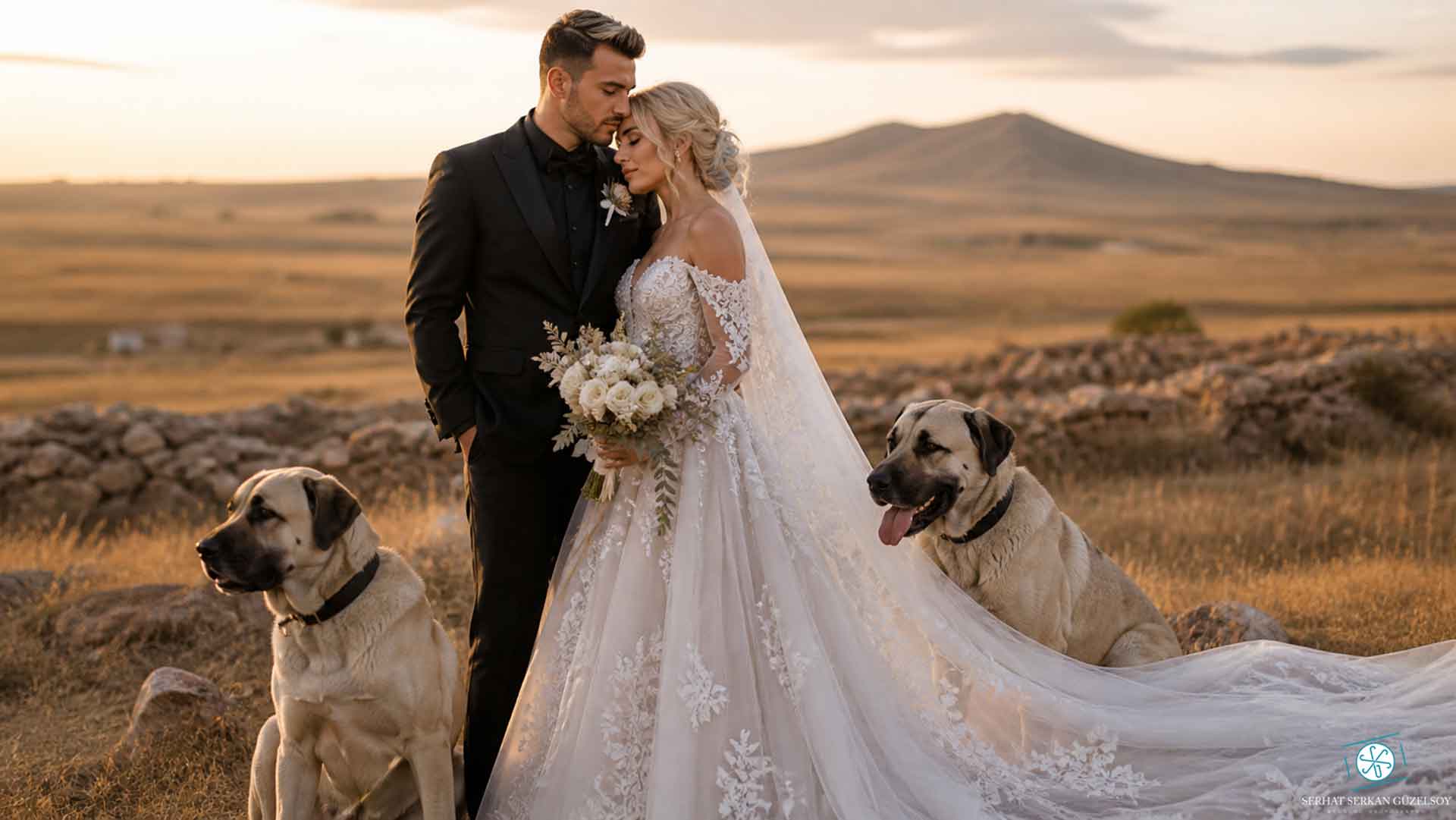 Nevşehir Kapadokya yapay zeka düğün fotoğrafları AI wedding photography Turkey