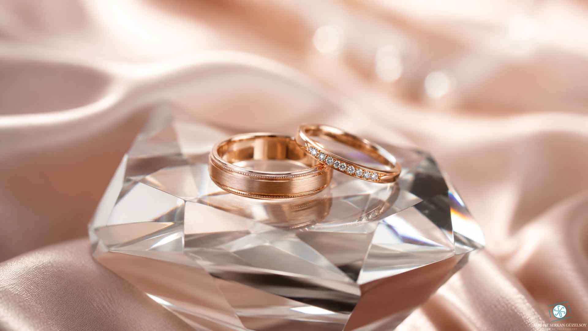 Yüzük alyans wedding rings detay fotoğrafı